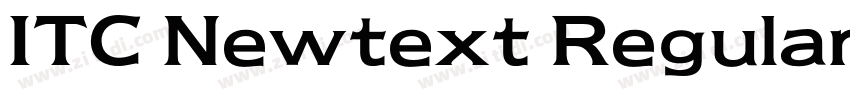 ITC Newtext Regular字体转换